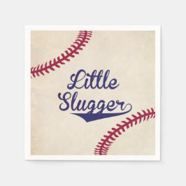 Baseball ThMelige Little Slugger Baby Shower Napki Pappersservett