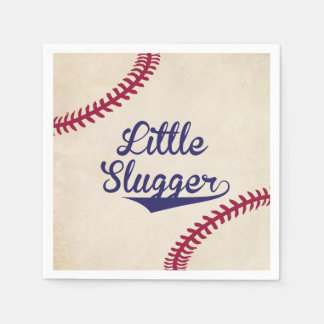 Baseball ThMelige Little Slugger Baby Shower Napki Pappersservett