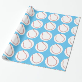 Baseball Thmet Wrapping Papper Presentpapper