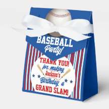 Baseball Thned Personlig Birthday-favoritbox