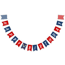 Baseball Thned Personlig Birthday Vimplar