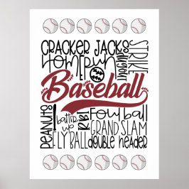 Baseball Thned Poster