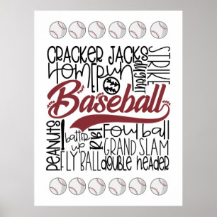 Baseball Thned Poster