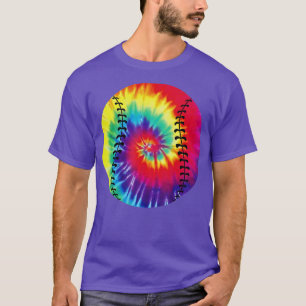 Baseball Tie Dye Rainbow Kids Boys nage Manar Girl T Shirt