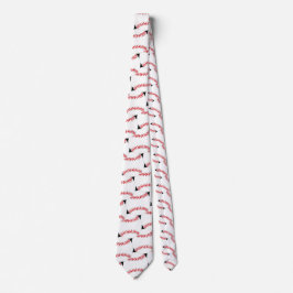Baseball Tiled Design Necktie Slips