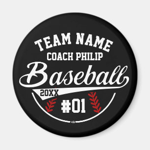 Baseball tränare Mamma-spelare tack för din gåva Magnet