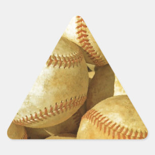 Baseball Triangelformat Klistermärke
