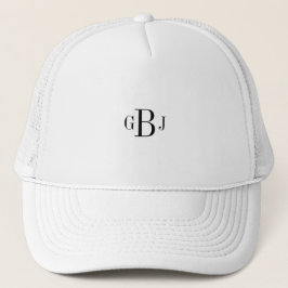 Baseball Truckerkeps Monogrammed Initialer Cap Hat