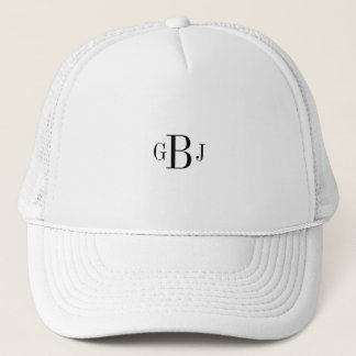 Baseball Truckerkeps Monogrammed Initialer Cap Hat