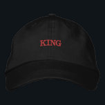 Baseball-Truckerkepsar Broiderade Caps Visor Hats Broderad Keps<br><div class="desc">Kung Text Namn Black Färg är broderade hattar eller kranar,  Font Namn är Century. Stil är Alternative Apparel Basic Justable Cap,  Färg type är Black.</div>