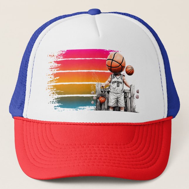 Baseball, Truckerkepsar med en utformning av baske (Framsida)