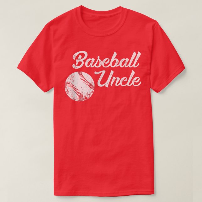 Baseball Uncle Baseball Cute Funny Lingo Player Fa T Shirt (Design framsida)
