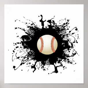 Baseball Urban Stil Poster