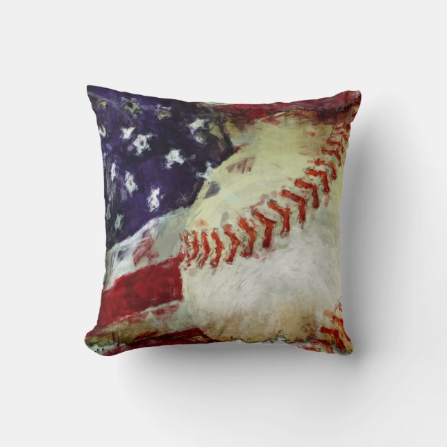 Baseball USA Kudde (Framsida)