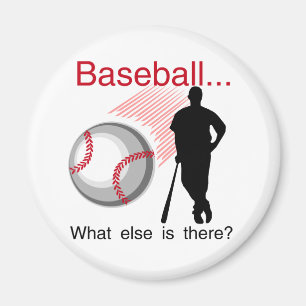 Baseball vad annat T-tröja och gåvor Magnet