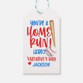 Baseball Valentine Märkre Presentetikett