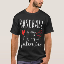 Baseball Valentines day ger För manar, bekväm cita T Shirt
