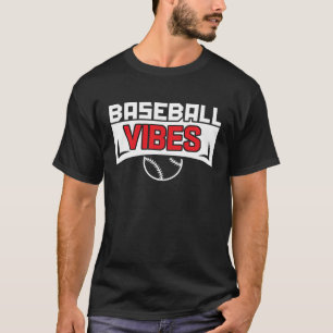 Baseball Vibes Basebolltränare Pitcher Slagman Cat T Shirt