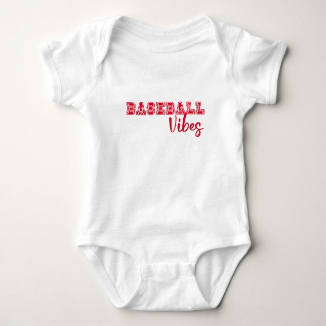 Baseball Vibes T Shirt (Framsida)