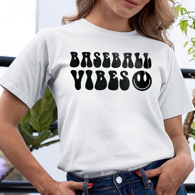 Baseball Vibes T-Shirt, Baseball T-Shirt (Skapare uppladdad)