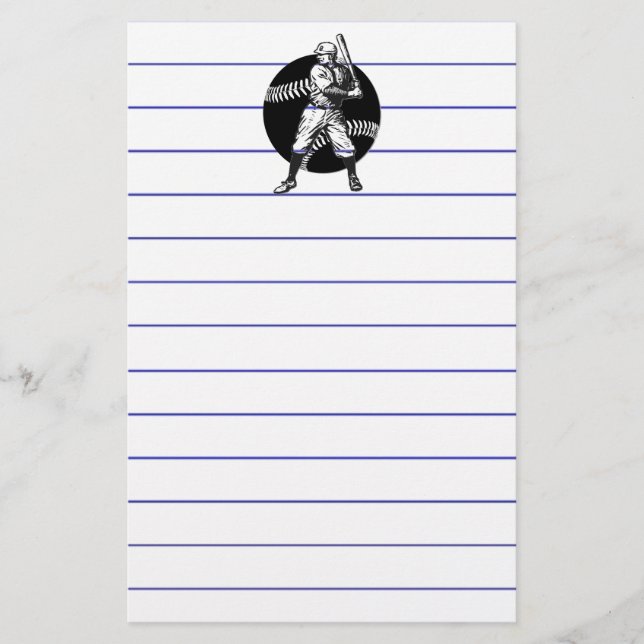 Baseball:Vintage Brevpapper (Framsida)