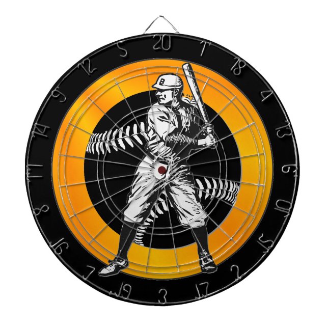 Baseball:Vintage Dart Board Darttavla (Framsidan)