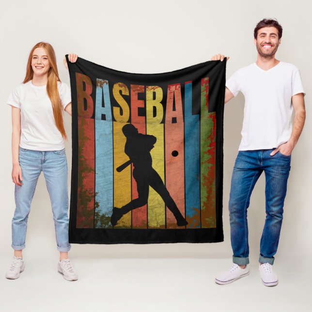 BASEBALL VINTAGE FLEECEFILT (På plats)