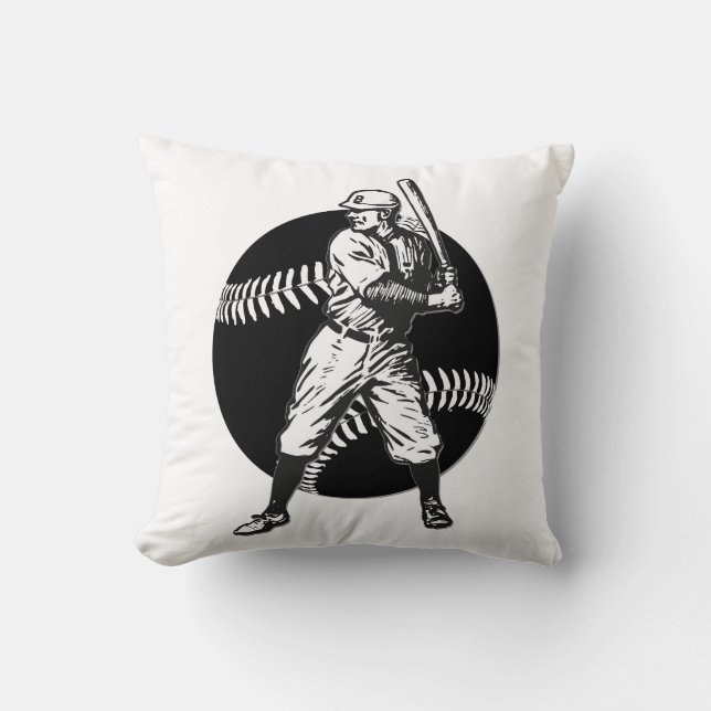 Baseball:Vintage Kudde (Framsida)