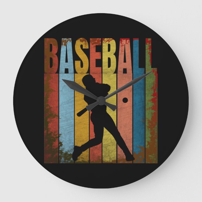 BASEBALL VINTAGE STOR KLOCKA (Framsida)