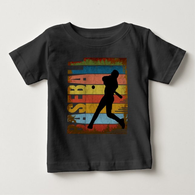 BASEBALL VINTAGE STYLE T SHIRT (Framsida)