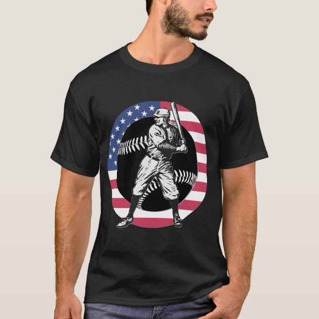 Baseball:Vintage T-Shirt (Framsida)
