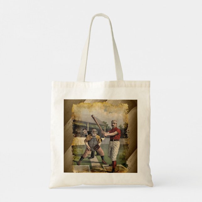 Baseball:Vintage Tygkasse (Baksida)