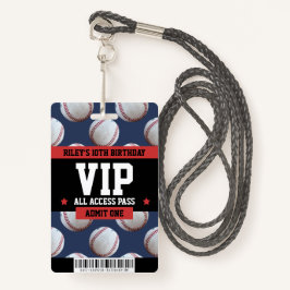 Baseball VIP-Födelsedagsfest Guest Pass