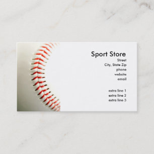 Baseball Visitkort