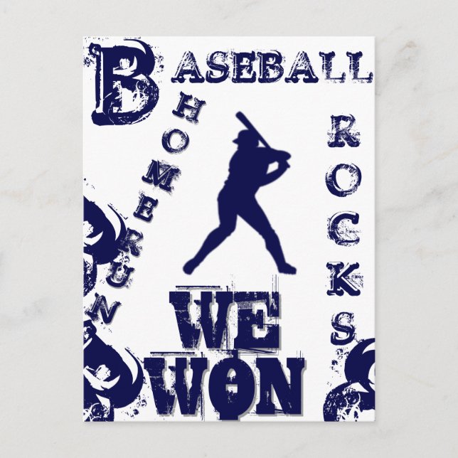 Baseball Vykort (Framsida)