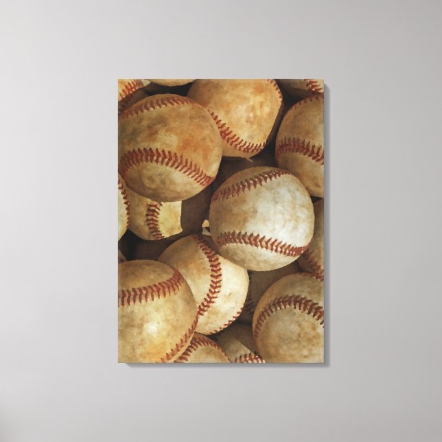 Baseball Wrapped Canvas (Framsida)