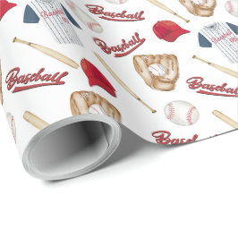 Baseball Wrapping Papper Presentpapper