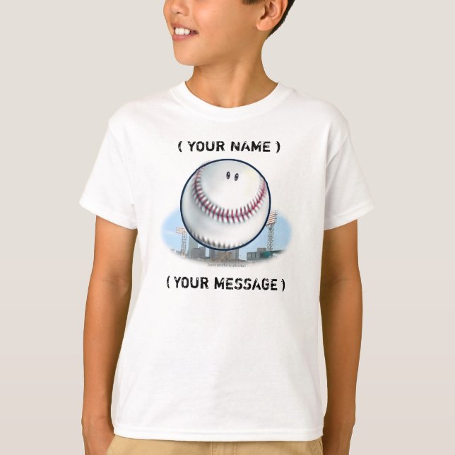 BaseballanpassadeT-tröja T-shirt (Framsida)
