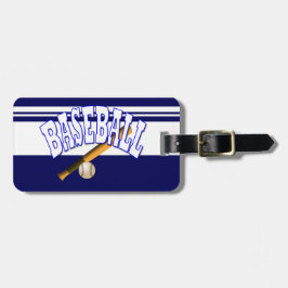 Baseballblått Bagagebricka