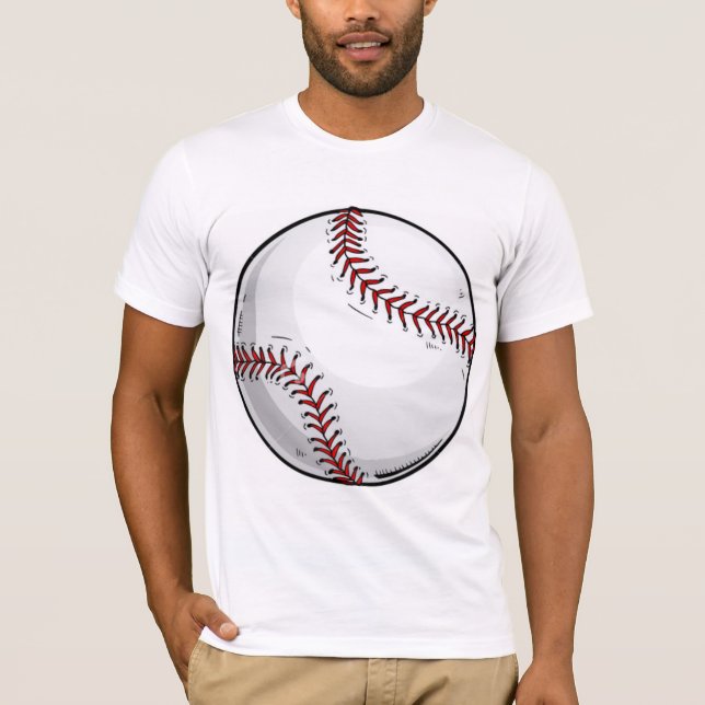 Baseballboll 1 t-shirt (Framsida)