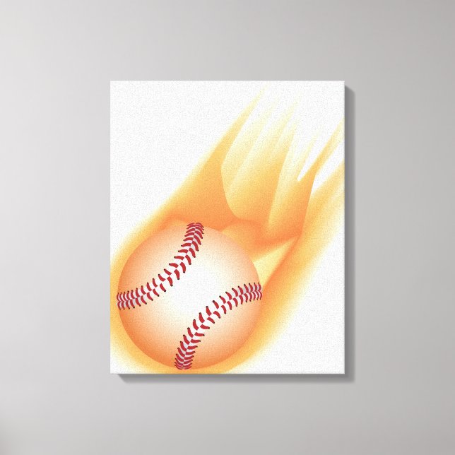 baseballbrand canvastryck (Framsida)