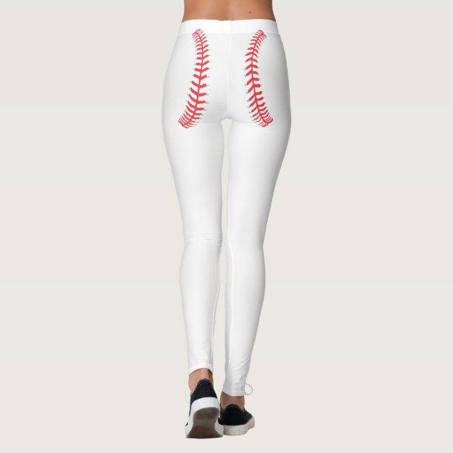 Baseballdamasker Leggings (Baksida)
