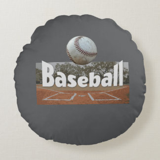 Baseballdesign rund kudde