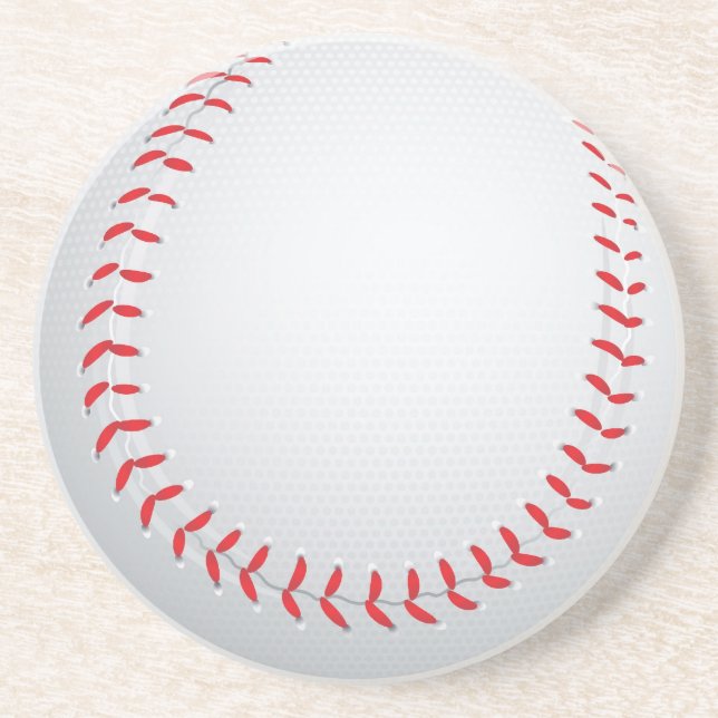 Baseballdryckkustfartyg Underlägg Sandsten (Framsidan)