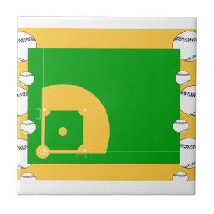 Baseballfält Kakelplatta