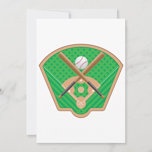 Baseballfältinbjudningar Inbjudningar (Framsida)