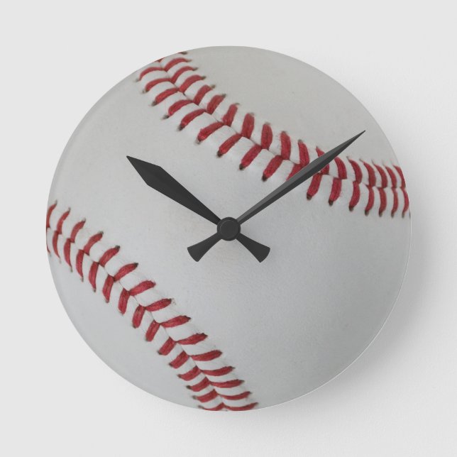 BaseballFan-tastic_pitch perfekt Rund Klocka (Framsida)