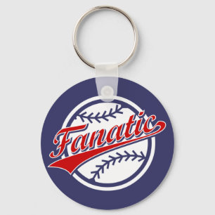 Baseballfanatiker Nyckelring