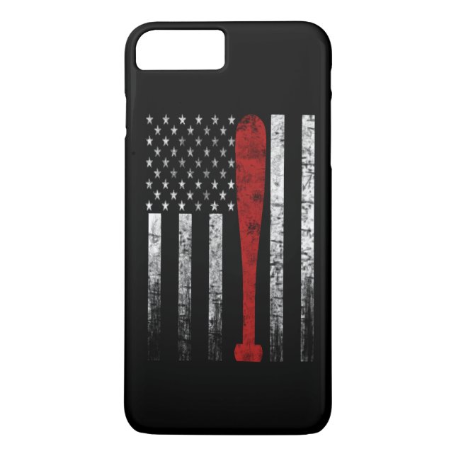 Baseballflagga Case-Mate iPhone Skal (Baksida)