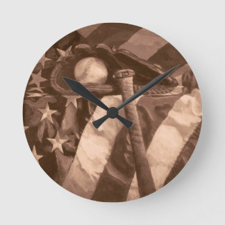 Baseballfläkten tar tid på rund klocka